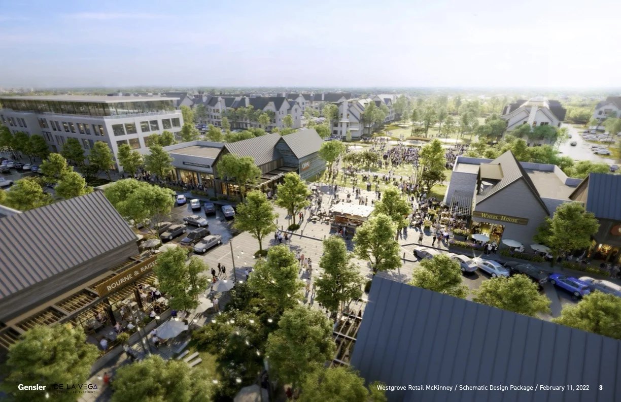West Grove central plaza rendering